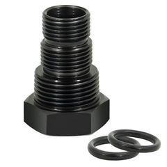 Universal Auto Oil Filter Threaded Adapter 1/2"-28 or 5/8"-24 NPT Auto Aluminum Alloy Suppressor Oil Filter Adaptor
