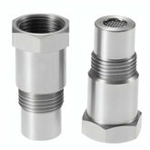 2 Stück M18x 1,5 Auto O2 Sensor Sauerstoffs ensor Cel Fix Check Motor Licht Eliminator Adapter Sauerstoff