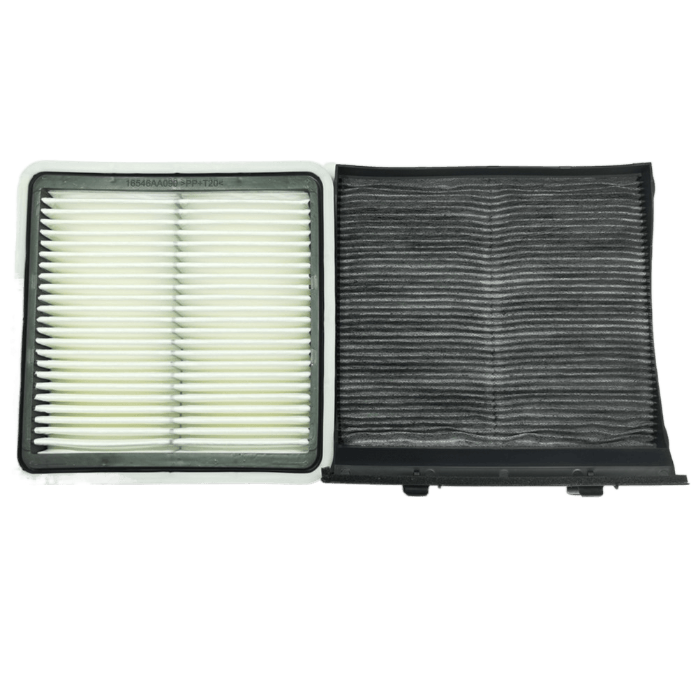 Kinglyday High-Quality Air and AC Cabin Filter Set for Subaru XV, Forester, Impreza, WRX - OEM 16546AA10A 72880-FG000 - KinglyDay