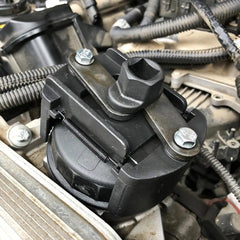 Clé universelle réglable pour filtre à huile à deux mâchoires, 60-80mm, pour enlever le carburant, deux griffes, filtre P2D7, filtre en acier moulé