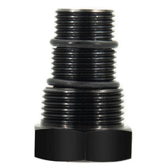 Universal Auto Oil Filter Threaded Adapter 1/2"-28 or 5/8"-24 NPT Auto Aluminum Alloy Suppressor Oil Filter Adaptor