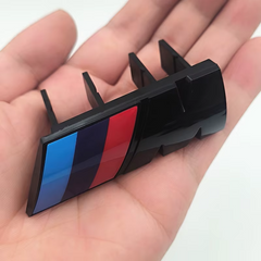 For BMW M Badge X1 X2 X3 X4 X5 X6 F48 G01 E46 3D Car Front Grille Badge Emblem