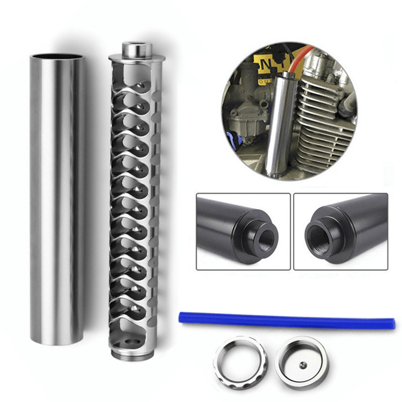 Fuel Filter 5 8x24, 1 2 28 Solvent Trap; Napa 4003 Oil Wix 24003 Monocore Gas Adapter inline Replacement - KinglyDay