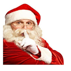 12-inch Christmas Funny Santa Car Window Stickers Santa Claus Car Glass Stickers Auto Vinyl Decal Decoration For All Car - KinglyDay