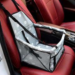 Foldable Waterproof Pet Car Seat Cover for Dogs - Portable Travel Carrier Bag with Anti-Scratch Protection - KinglyDay