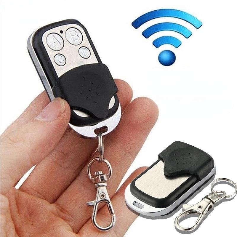 Universal Remote Control 433MHZ with 4 Code Buttons for Garage Door / Gate Copier Control for Brushed Steel Electronic Gate - KinglyDay