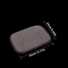 Car Armrest Box Pad Decoration Hand Armrest Cover Set Women's Artificial Diamond Color Interior Armrest Pad Personality Car Decoration - KinglyDay