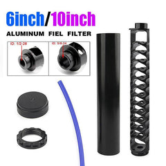 6′′ 10′′ 12" 1/2-28 5/8-24 Fuel Filter Monocore Solvent Trap Kit for NAPA 4003 WIX 24003 - KinglyDay