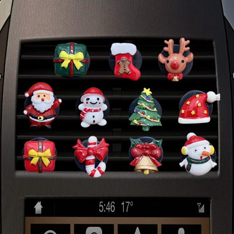 Car Air Freshener Auto Creative Christmas Air Vent Clip Parfum Flavoring Ventilation Outlet Aromatherapy Automotive Interior - KinglyDay