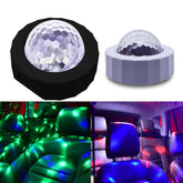 Car Atmosphere Light USB Charging Voice Controlled LED Stage Decoration Light Disco Magic Ball Christmas Music Rhythm Light - KinglyDay
