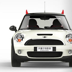 Car Cattle Horn Decoration Halloween 3D car stickers car styling Devil Horns Sticker - KinglyDay