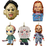 Car Mirror Pendant Ornament Halloween Christmas Horror Decoration Horror Movie Character Personalized Hanging Ornaments - KinglyDay