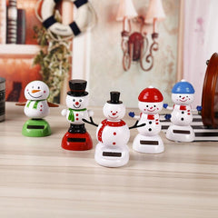 Car Ornament Creative Solar Swing Doll Shaking Santa Claus Gift Cartoon Christmas Gifts Car Decoration for Children - KinglyDay
