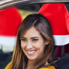Car Personality Lovely Christmas Hat Trim Sticker For Tesla 2021-2022 Model 3 Model Y Interior Decoration Accessories - KinglyDay