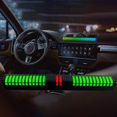 Car Rhythm Light Music Sound Control Lamp Pick Up Voice Activated Color Bar LED Strip Car Decoration Car Interior Accessories - KinglyDay