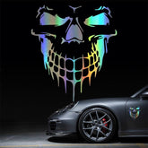 Car Skull 3D Vinyl Reflective Film Funny Stickers Decals Auto Motorcycle Waterproof Car Styling Decoration Exterior Accessories - KinglyDay