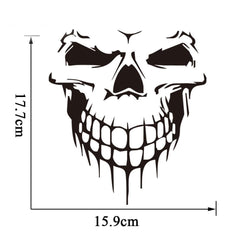 Car Skull 3D Vinyl Reflective Film Funny Stickers Decals Auto Motorcycle Waterproof Car Styling Decoration Exterior Accessories - KinglyDay