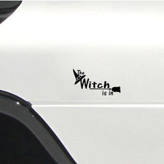 Car Sticker Decoration Motorcycle Decal Witch Ls Ln Halloween Decoration Accessories Creative PVC Waterproof Sunscreen 15cm - KinglyDay