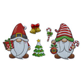 Car Sticker Festival Supplies Luminous Christmas Refrigerator Magnets Sticker Party Props Creative Crafts for Automobile Offices - KinglyDay