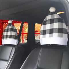 Christmas Car Chair Cover Merry Christmas Decorations for Car Navidad 2022 Xmas Decor Gifts Happy New Year 2023 Kerst Natale - KinglyDay