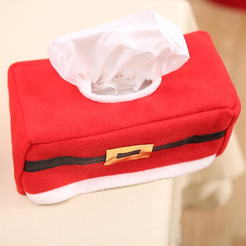 Christmas Decorations for Home Xmas Tissue Box Cover Table Decor New Year 2023 Adornos De Navidad Noel Party Decor Ornaments - KinglyDay