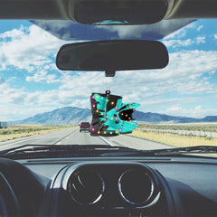 Creative Motor Boots Helmet Christmas Hanging Ornament For Car Rear View Mirror Decoration Ornament Navidad Xmas Gift 2023 - KinglyDay