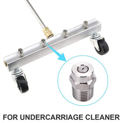 For Water Broom Undercarriage Cleaner Dust Cleaner 4Pcs Pressure Washer Nozzle Thread Type Stainless Steel Spray Nozzle 4500 PSI - KinglyDay