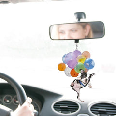 Funny Balloon Dog Pendant Professional Car Mirror Hanging Decor Acrylic Craft Color Balloon Dog Pendant Auto Interior - KinglyDay