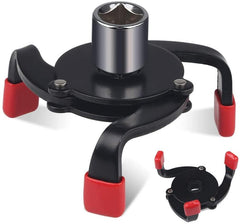 Universal 3 Jaw Oil Filter Remover Tool Cars Oil Filter Removal Tool Interface Special Tools Oil Filter Wrench Tool - KinglyDay