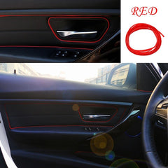 Car Decorative Trim Strips Styling Auto Accessories Interior Exterior Moulding Strip Line Pink And Purple Color - KinglyDay