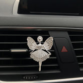 Angel Ballet Girl Car Air Vent Decoration Clip Car Accessaries, NO Scent Tablet - KinglyDay