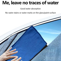 2 Pcs Car Coral Fleece Auto Wiping Rags Efficient Super Absorbent Microfiber Cleaning Cloth Home Towel Wash 30x30 - KinglyDay