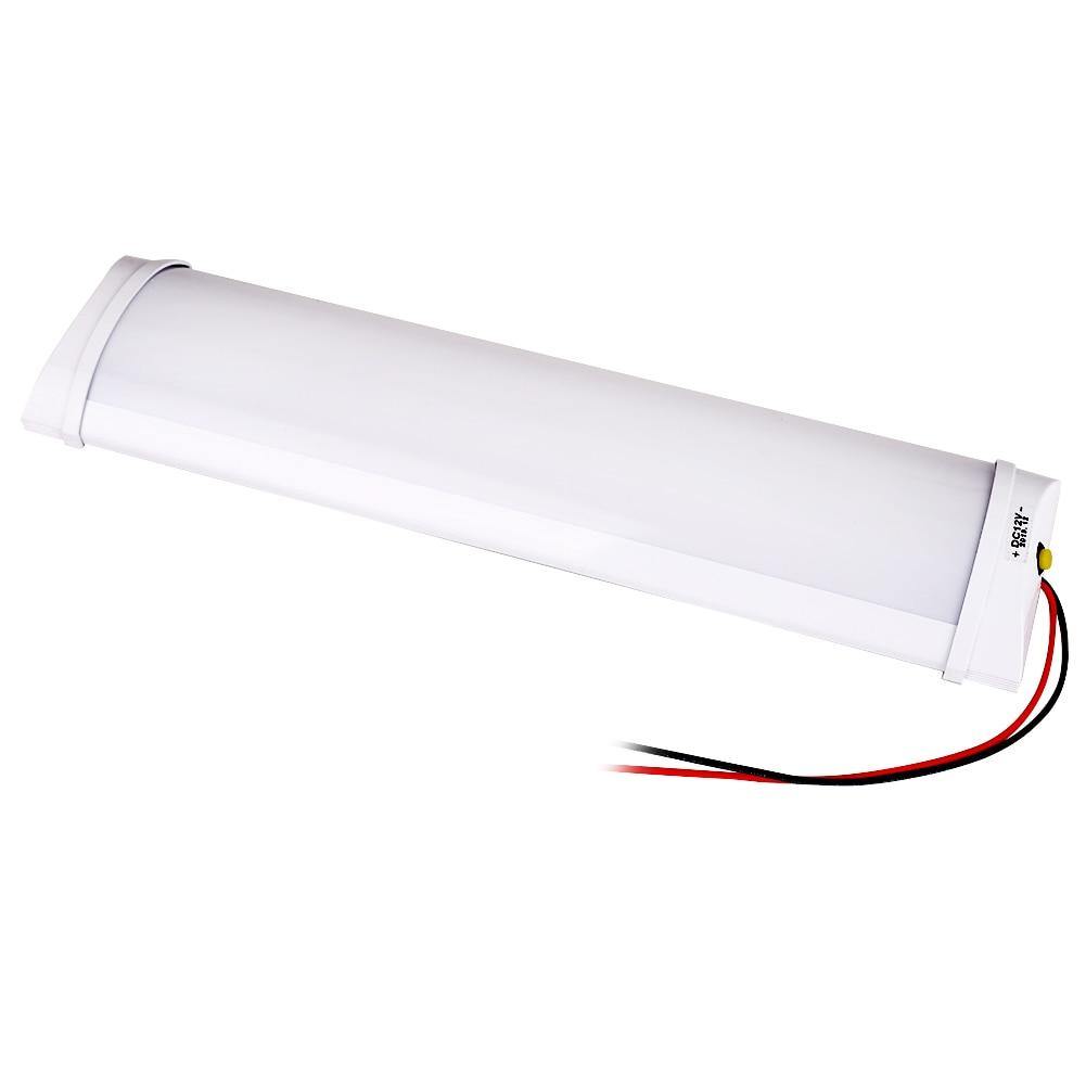 12V LED RV Caravan Trailer Boat Interior Ceiling Dome Light White Lamp 6500K 12W - KinglyDay