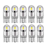 10PCS LED T10 194 168 W5W Canbus 4 Colors Dome License Side Marker Light Bulb 6000K - KinglyDay