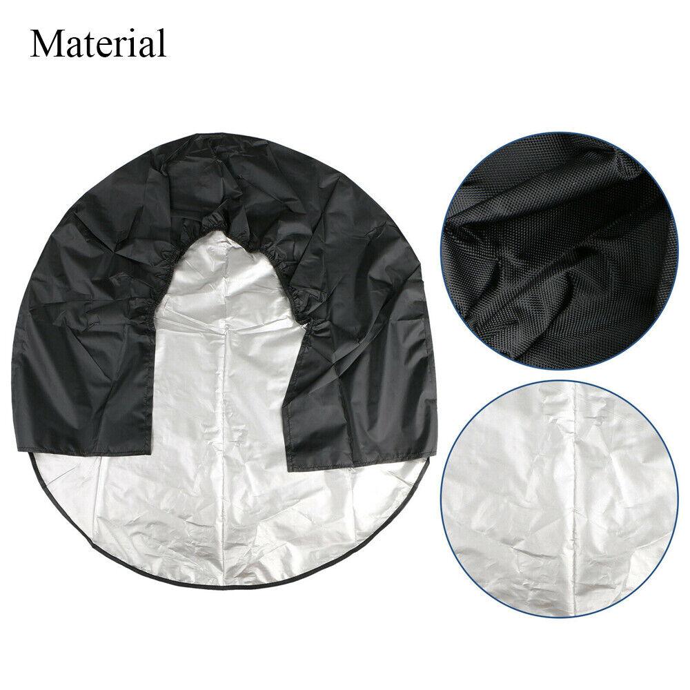 4PCS Waterproof Tire Covers Wheel & Tyre RV Trailer Camper Sun Protector 27-29