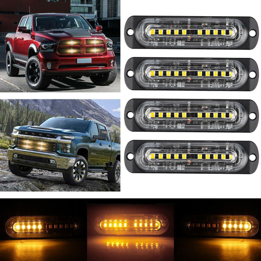 Stay Safe on the Road with Kinglyday's 10 LED Strobe Lights - KinglyDay