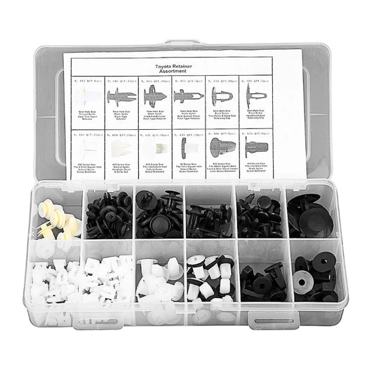 How to Fix Your Toyota's Trim Clips with 146pcs Fender Door Hood Bumper Trim Clip Retainer Fastener - KinglyDay