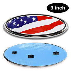 9 inch Ford Logo Grille Emblem with Pins | 2PCS