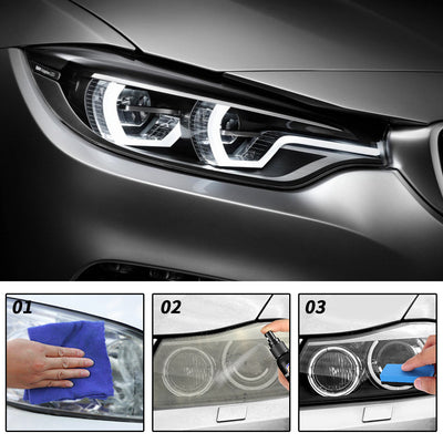 Auto-Scheinwerfer-Poliermittel-Kit - Scratch-Entferner-Reparatur flüssigkeit für die Erneuerung und Wartung des Scheinwerfers