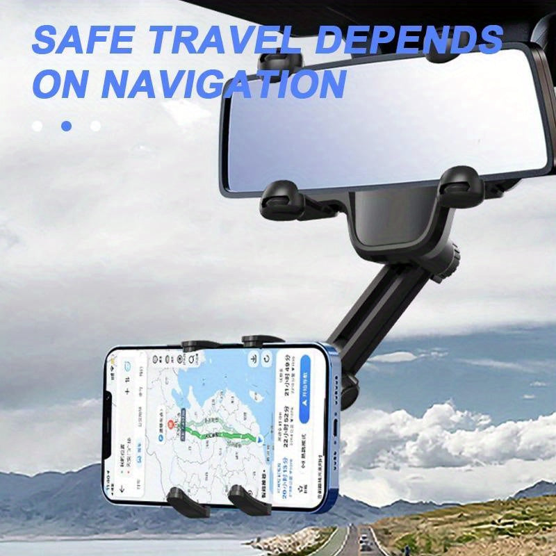 Autotelefon halter Rückspiegel Telefon halterung Innen rückspiegel Handy-Ständer Unterstützung für GPS-Navigation