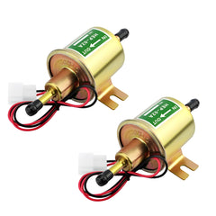 2 Packs 12V Electric Fuel Pump HEP-02A Universal Inline Low Pressure Gas Diesel