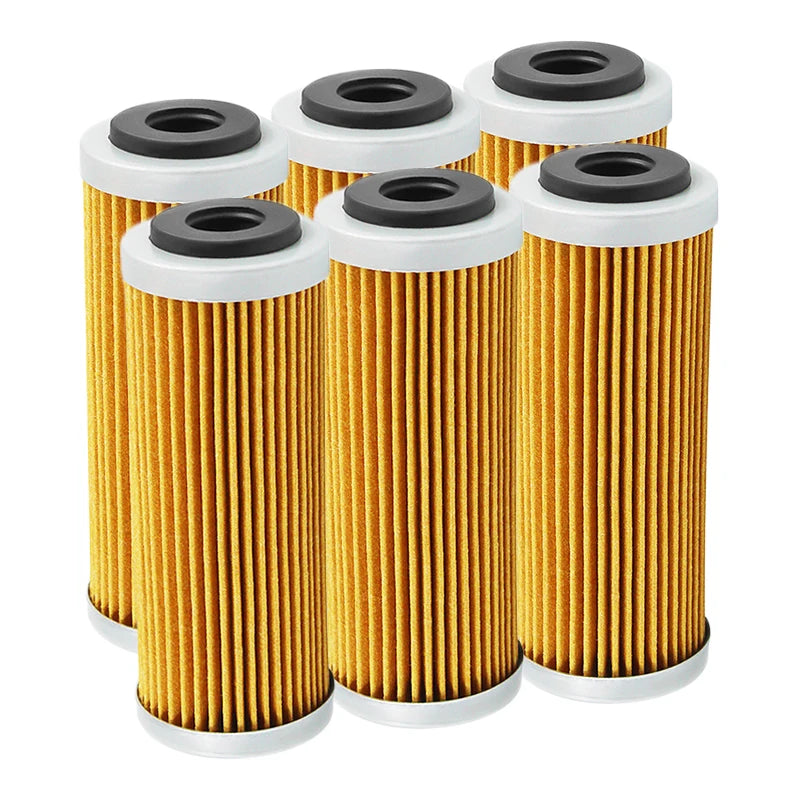 4/6 Pcs Cyleto Motorcycle Oil Filter for KTM SX SXF SXS EXC EXC-F EXC-R XCF XCF-W XCW SMR 250 350 400 450 505 530 2007-2020