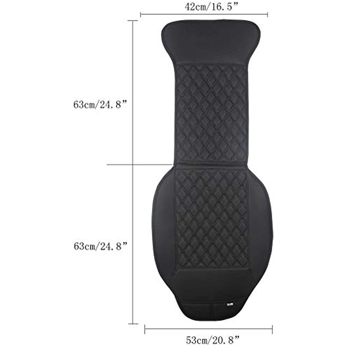 Kinglyday Car Seat Cover, Luxury Car Protector, Universal Anti-Slip Driver Seat Cover with Backrest - KinglyDay