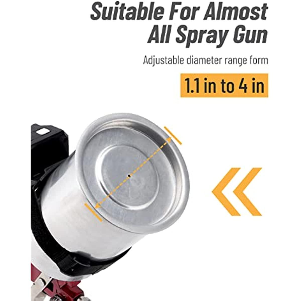 Kinglyday LED Paint Spray Gun Light - 2500 Lumens, USB Rechargeable, 4 Modes, 45° Adjustable - KinglyDay