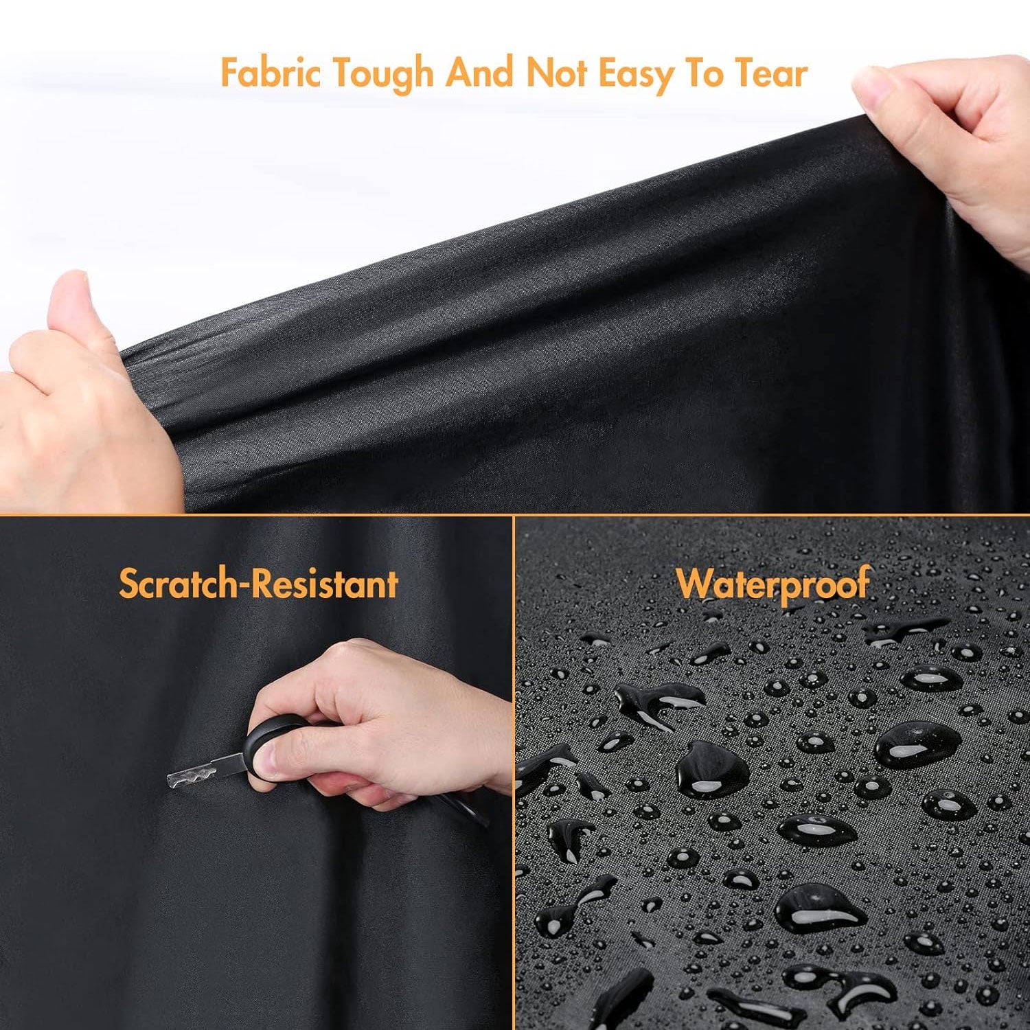 Kinglyday Hail Protector Car Covers for Automobiles, SUV Sedan Full Exterior Covers Cars with Door Shape Zipper Rain Waterproof All Weather, Seal Skin Car Tarp Universal Fit for Indoor Outdoor