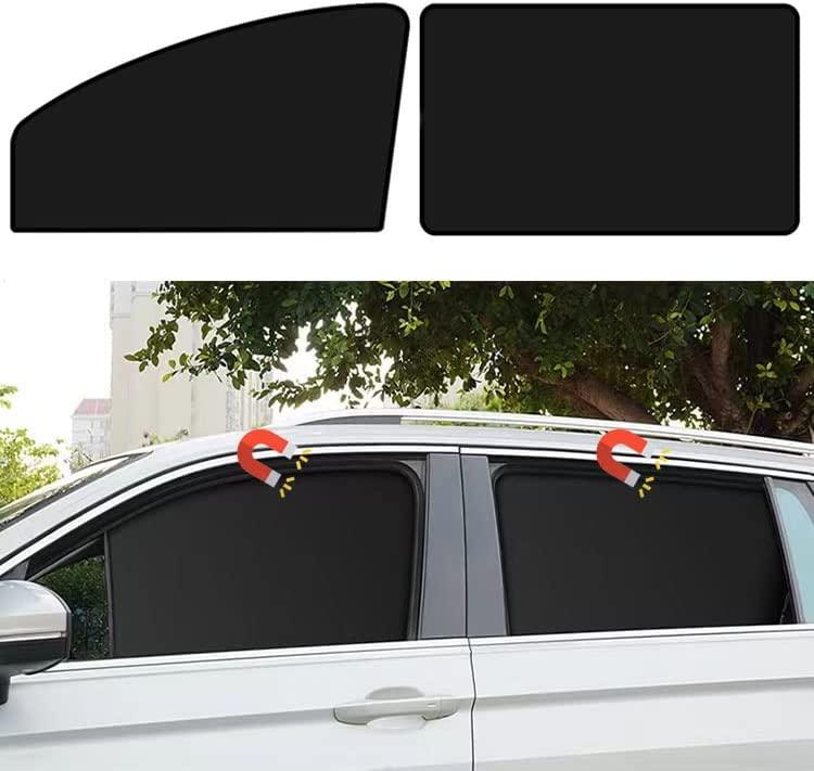 Car Side Window Sun Shades, Window Sunshades Privacy Curtains, 100% Block Light for Breastfeeding, Taking a nap, Changing Clothes, Camping - KinglyDay