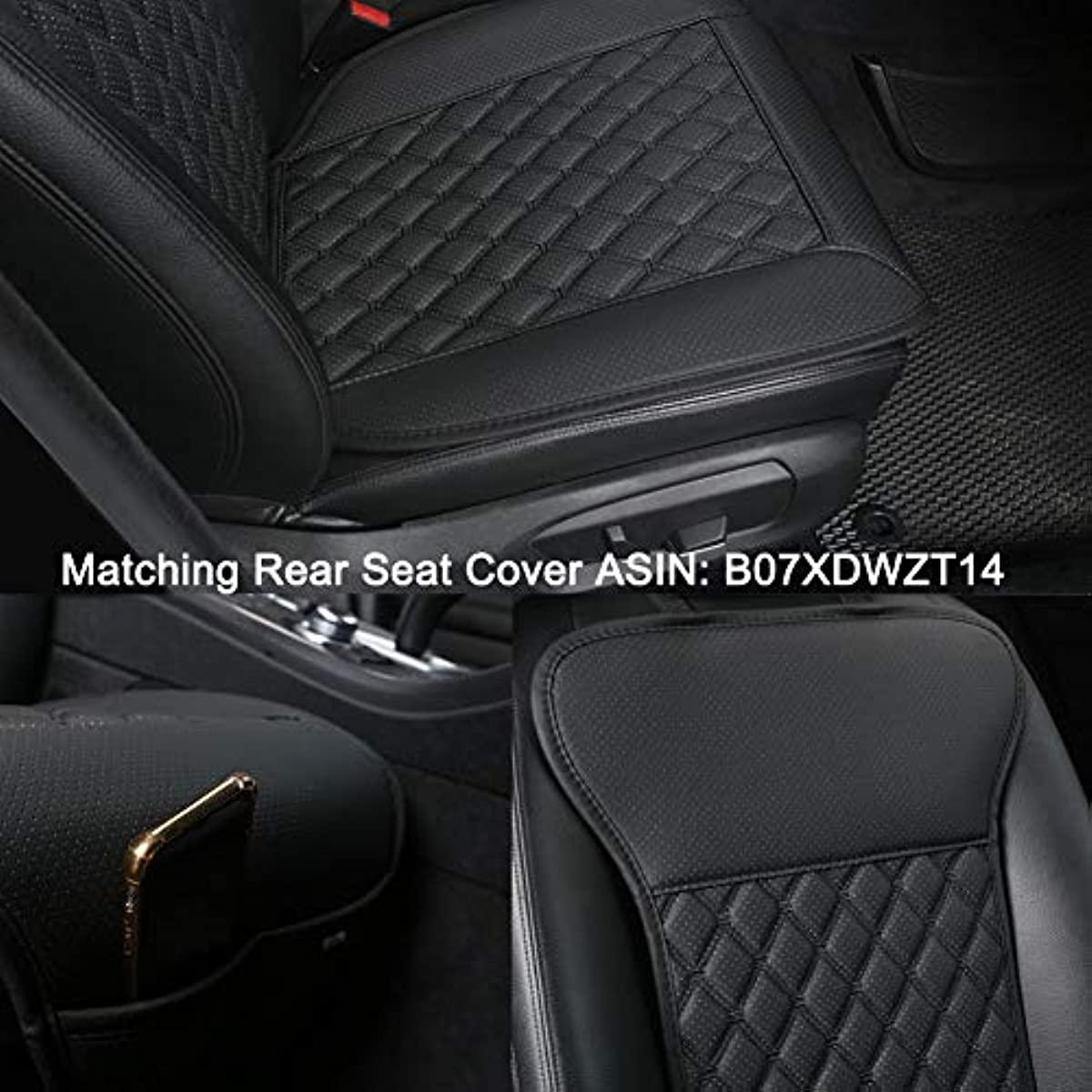 Kinglyday Car Seat Cover, Luxury Car Protector, Universal Anti-Slip Driver Seat Cover with Backrest - KinglyDay