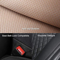 Kinglyday Car Seat Cover, Luxury Car Protector, Universal Anti-Slip Driver Seat Cover with Backrest - KinglyDay