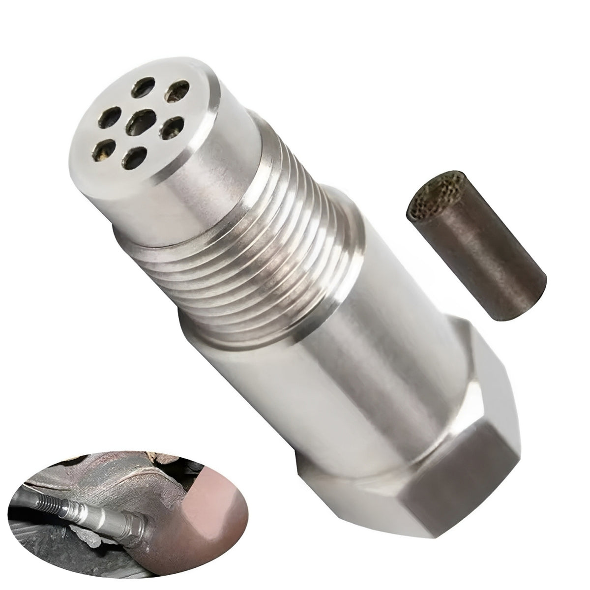 O2 02 Oxygen Sensor Weld In On Bungs & Plugs M18 X 1.5 Threaded Fitting