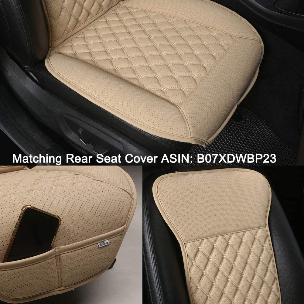 Kinglyday Car Seat Cover, Luxury Car Protector, Universal Anti-Slip Driver Seat Cover with Backrest - KinglyDay